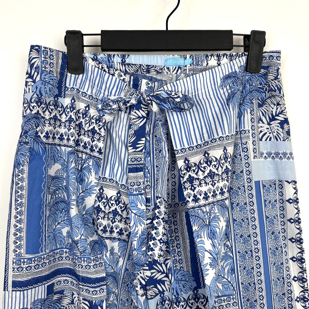 J. Mclaughlin Eugene Wide Leg Patchwork Palm Trop… - image 6